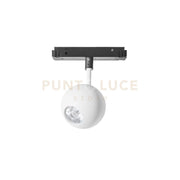 NARDO SP - FARETTO PROIETTORE REGOLABILE BIANCO TONDO INCASTRO MAGNETICO PER BINARIO 48V 3000K 410LM 8,5W