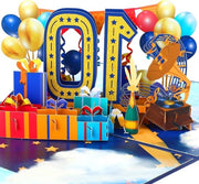 Carta di auguri per il decimo compleanno con contenuto HTML.
