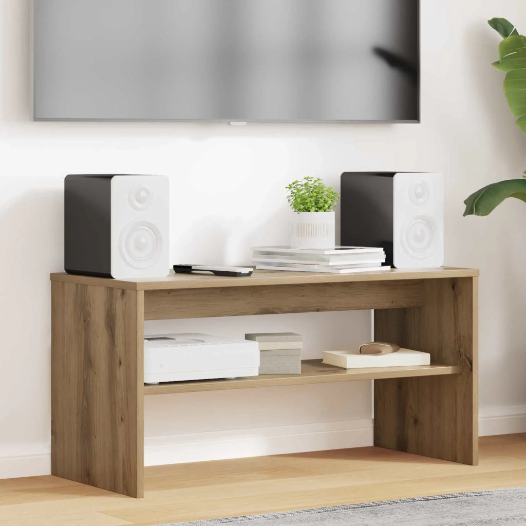 Mobile TV-Credenza per TV Rovere artigianale 80 x 35 x 40 cm Legno multistrato