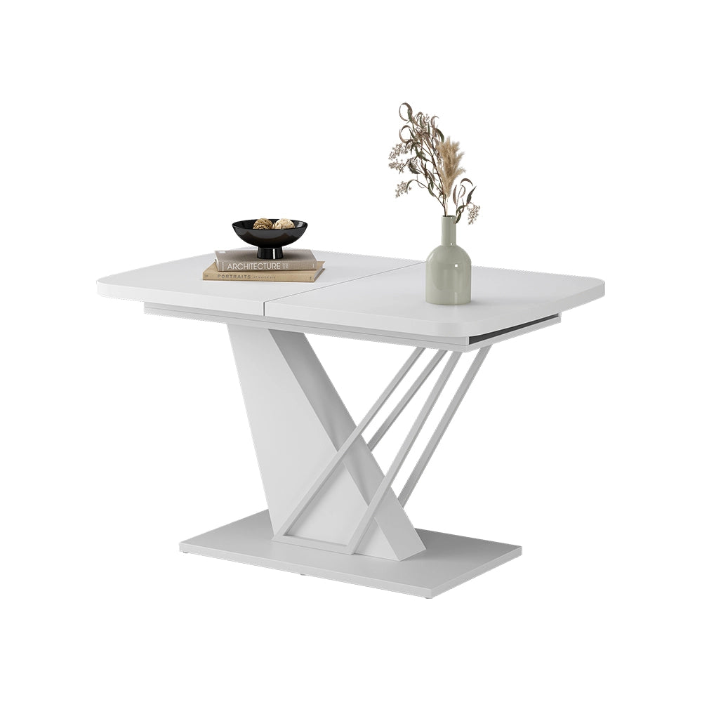 Vicco tavolo da pranzo allungabile Bianco 120 x 80 cm estensibile