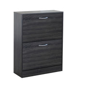 SCARPIERA SALLY GRIGIO SCURO CON 2 ANTE A RIBALTA 60 X 24 X H80 CM