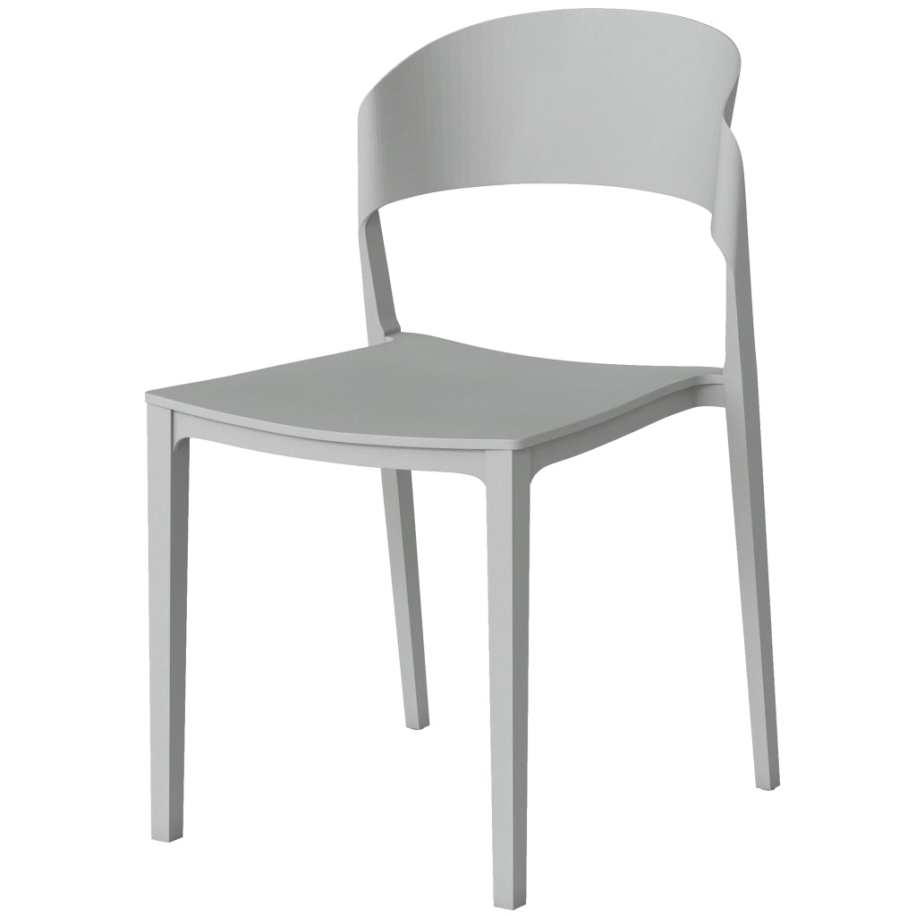 Set 4 Sedie Giardino , Impilabili, Struttura pp Adatte per Tutte le Stagioni