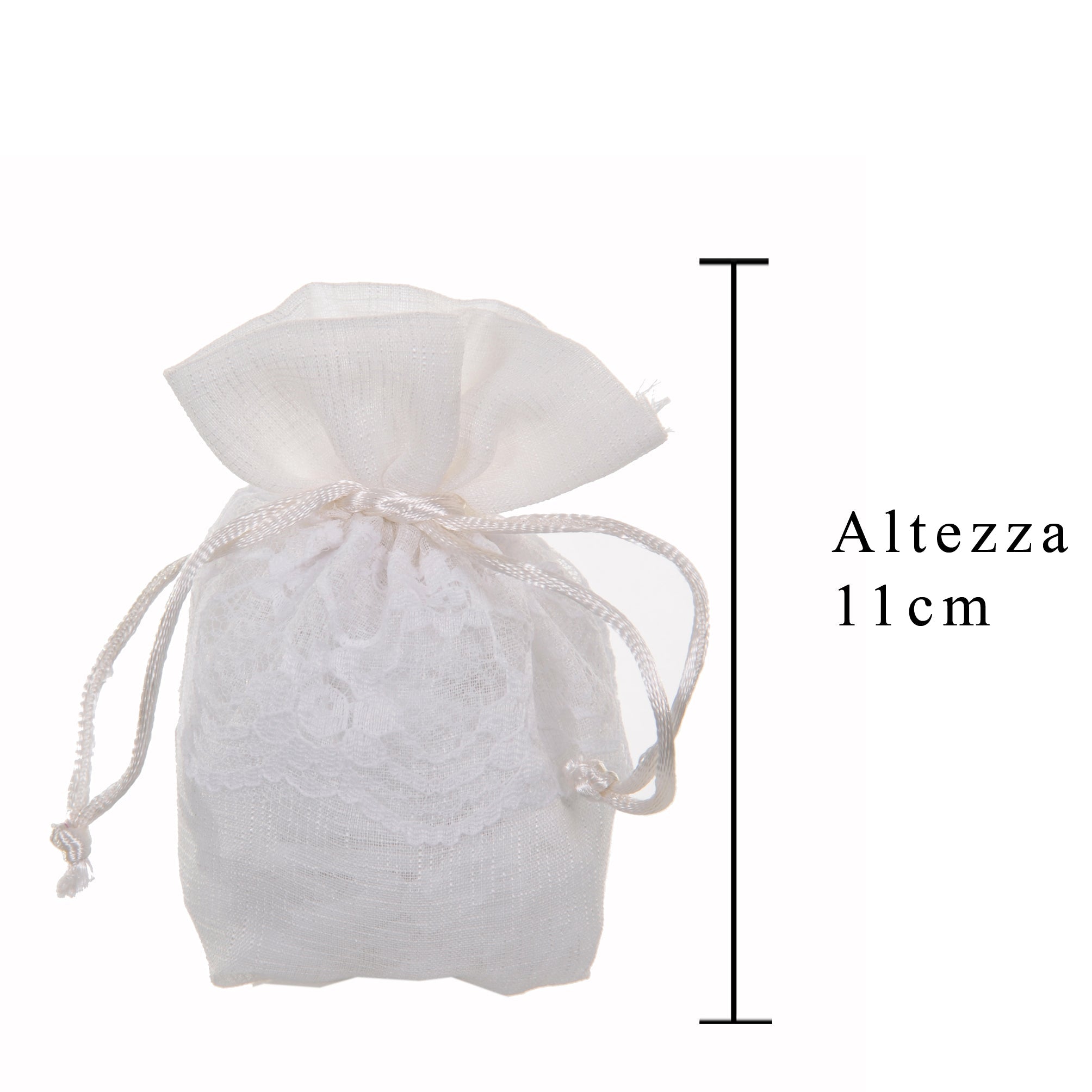 Set 24 Sacchetto con Ricamo Misure 55x55 cm