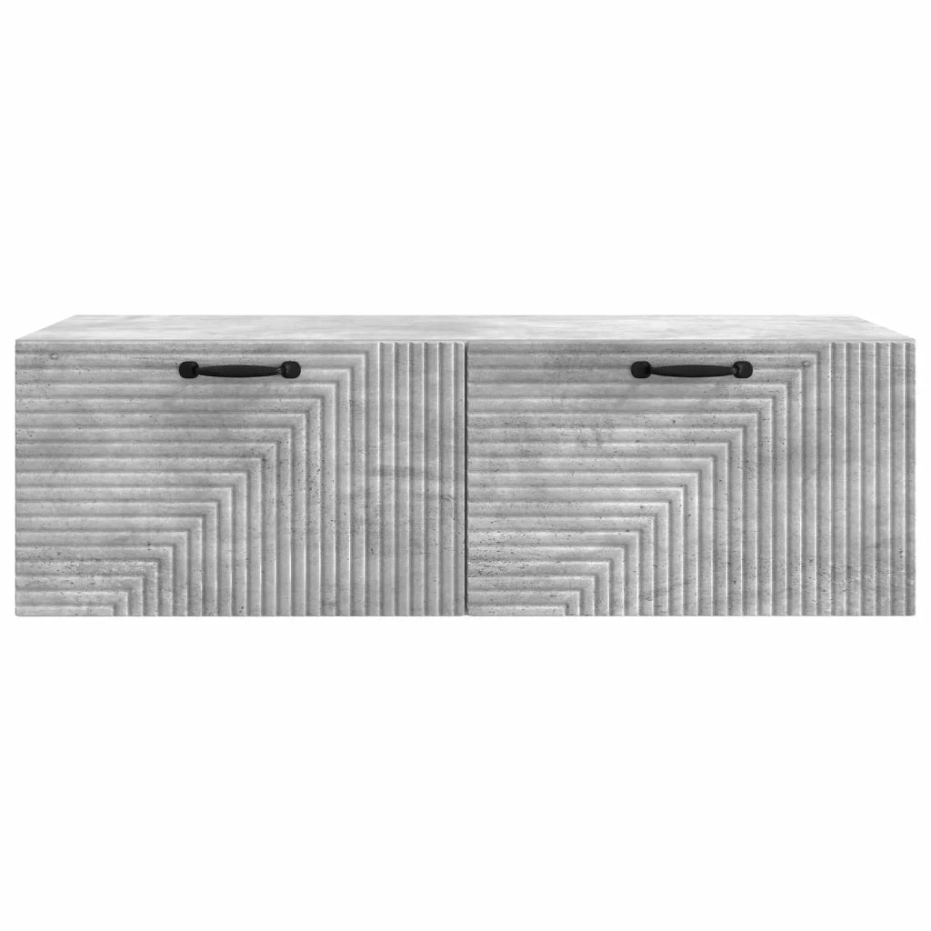 Mobile Porta TV da Muro Grigio Cemento 98 x 41 x 30 cm