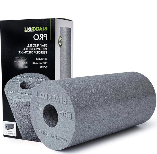 Foam roller professionale per massaggi profondi - schiena e collo - rullo di massaggio rigido per allenamento funzionale