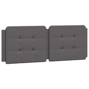 Cuscino Testiera Zadar Grigio 120 cm in Similpelle CFW3553165