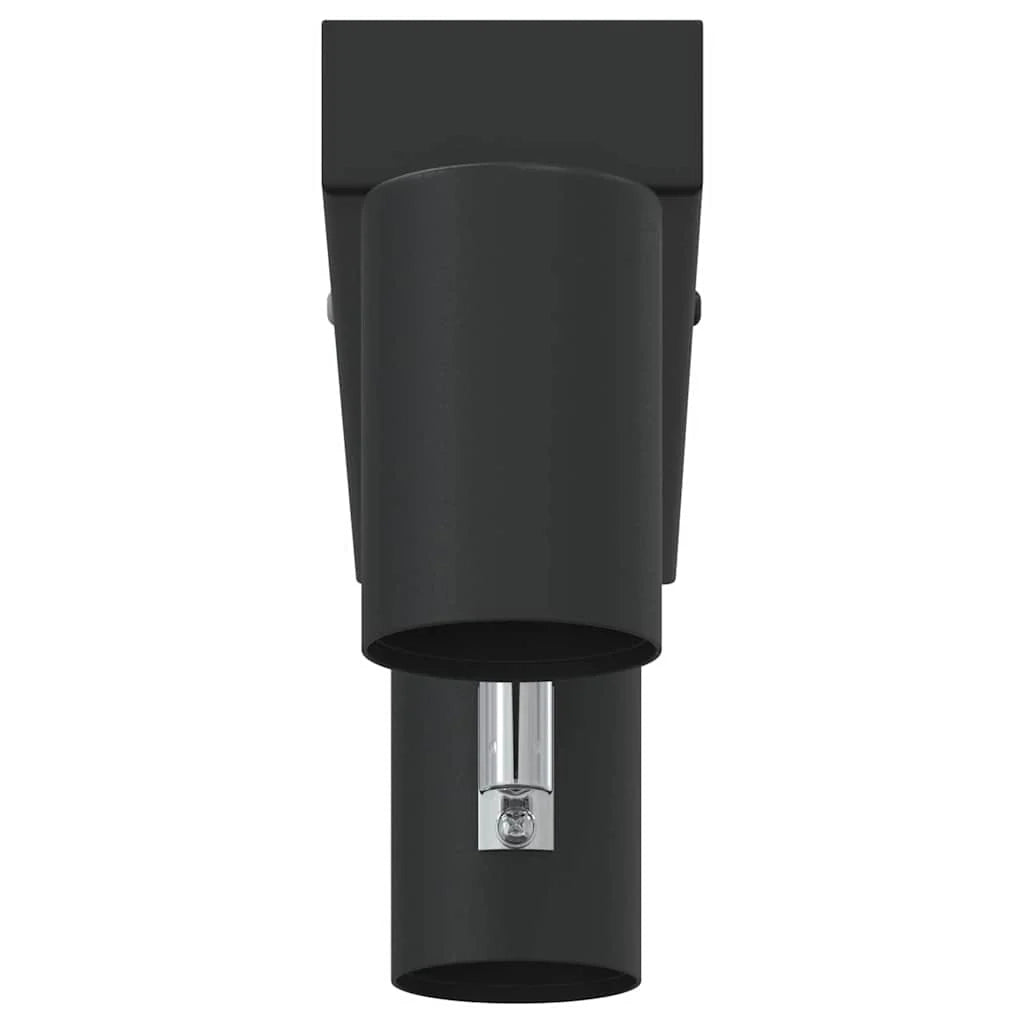 Moderno faretto da soffitto orientabile per interni illuminazione mirata 26 x 6,5 x 11,5 cm metallo nero 02_0058288