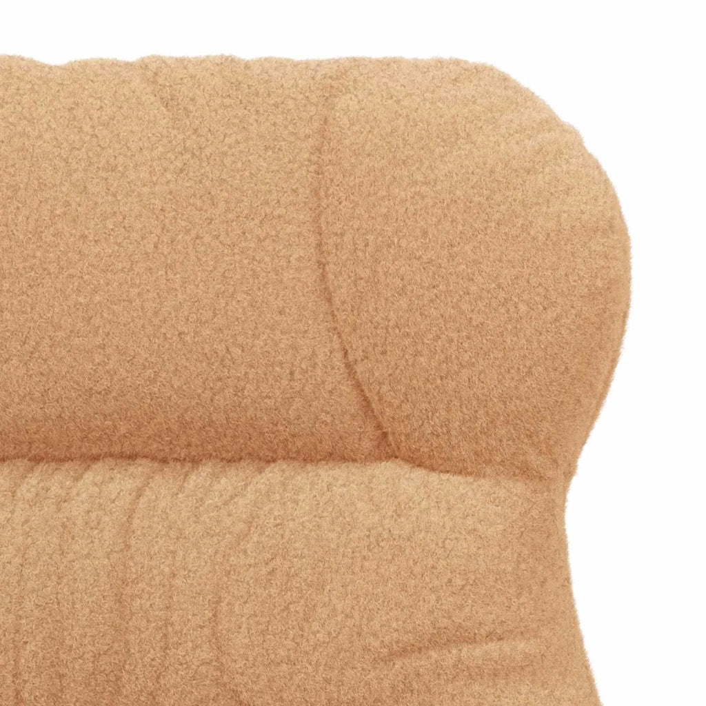 poltrona Beige 69 x 74 x 93 cm Tessuto Sherpa 42001885