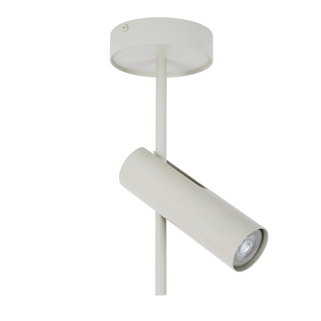 Sigma LEDA plafoniera rotonda grigio-beige 1xGU10 orientabile