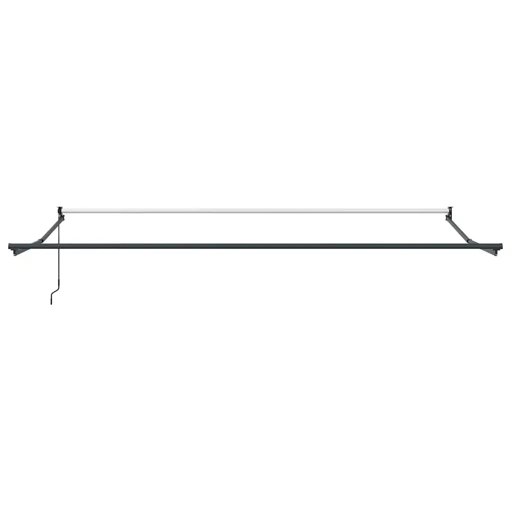 vidaXL Tenda Retrattile Antracite e Bianca 4,5x3 m Tessuto e Alluminio