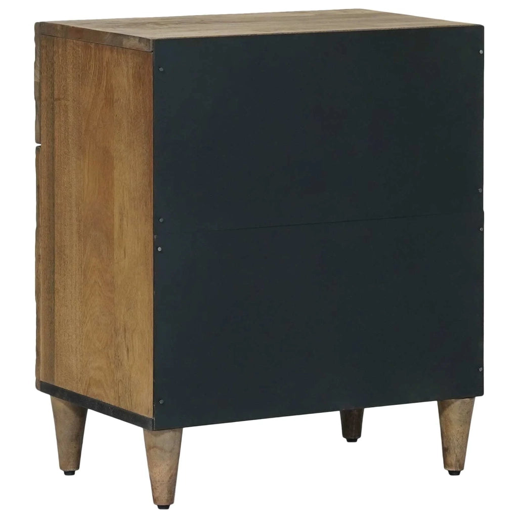 Mobiletto da Letto con cassetto Marrone 50 x 33 x 60 cm