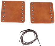 Accessori per motocicletta - Manubrio di alta qualità in pelle - Set a 2 pezzi - Manubrio nero/rosa/rosso/giallo - Duraturo - Manubrio comodo per motocicletta