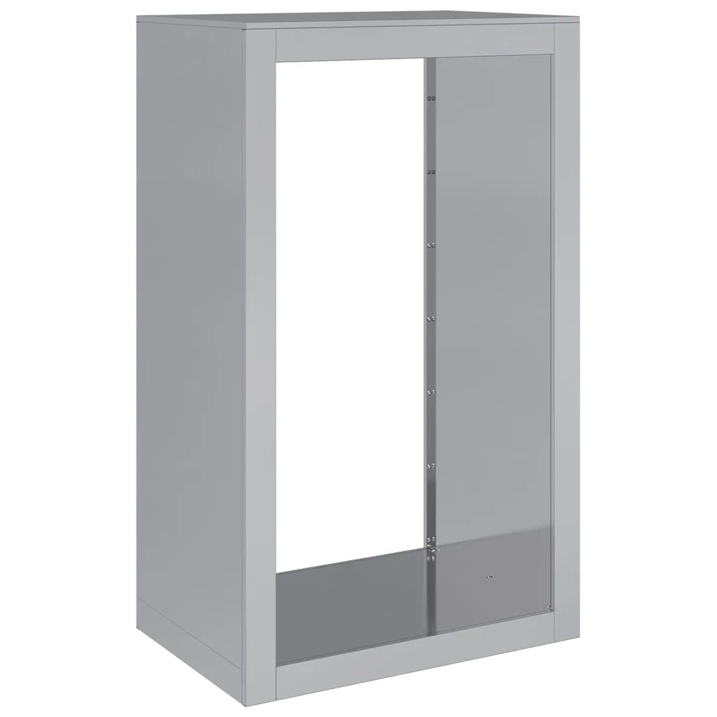 Rastrelliera per Legna 60x40x100 cm in Acciaio Zincato