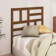 Testiera per Letto ambra 106x4x104 cm in Legno Massello di Pino 818178