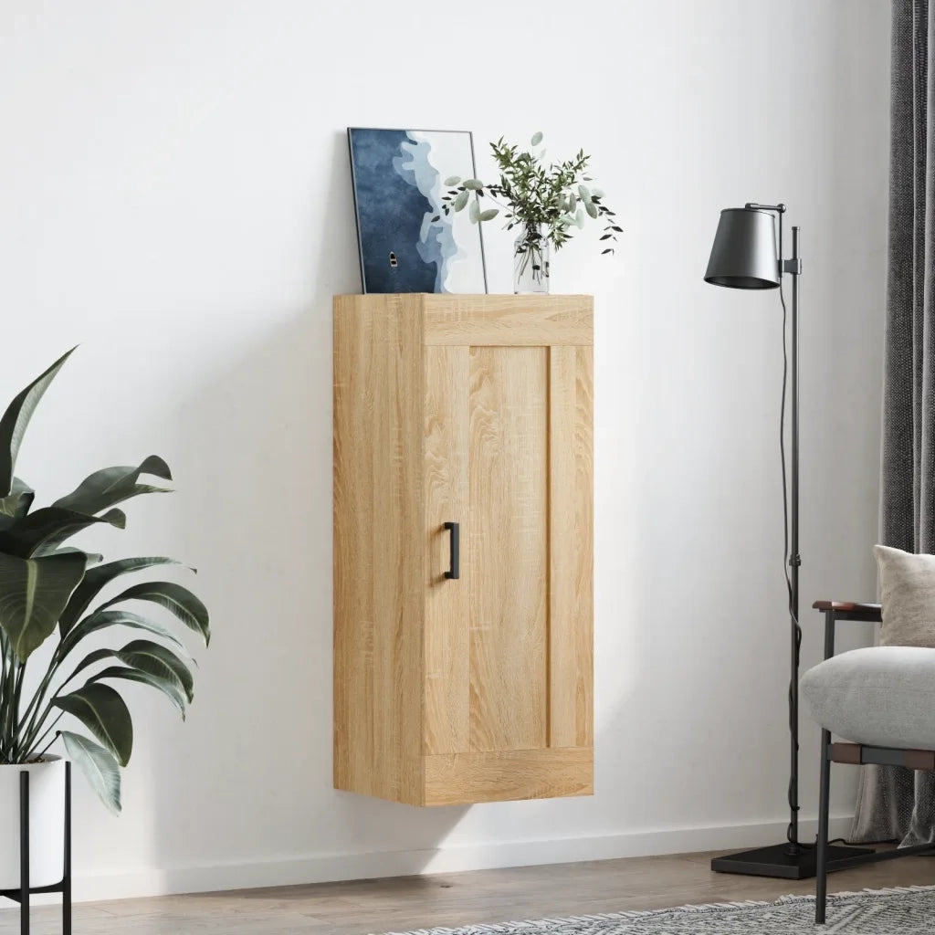 Armadietto a Muro Rovere Sonoma 34,5x34x90 cm Legno Multistrato 830503