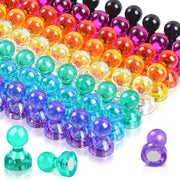 56 pezzi di magneti 8 colori magneti per frigorifero magneti minimagneti forti per lavagne magnetiche, lavagne bianche per ufficio magneti neodymium magneti piccoli magneti multifunzionali magneti trasparenti a cono