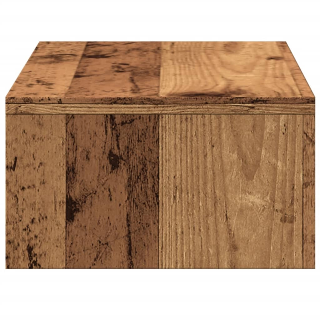 Supporto per monitor mobile da scrivania con cassetti legno invecchiato legno ingegnerizzato marrone 02_0044949