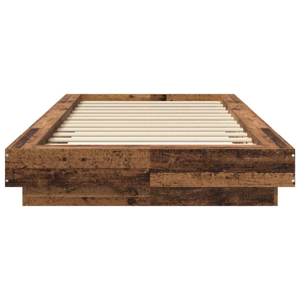 Struttura letto a pavimento Legno antico 80 x 210 cm 3429702