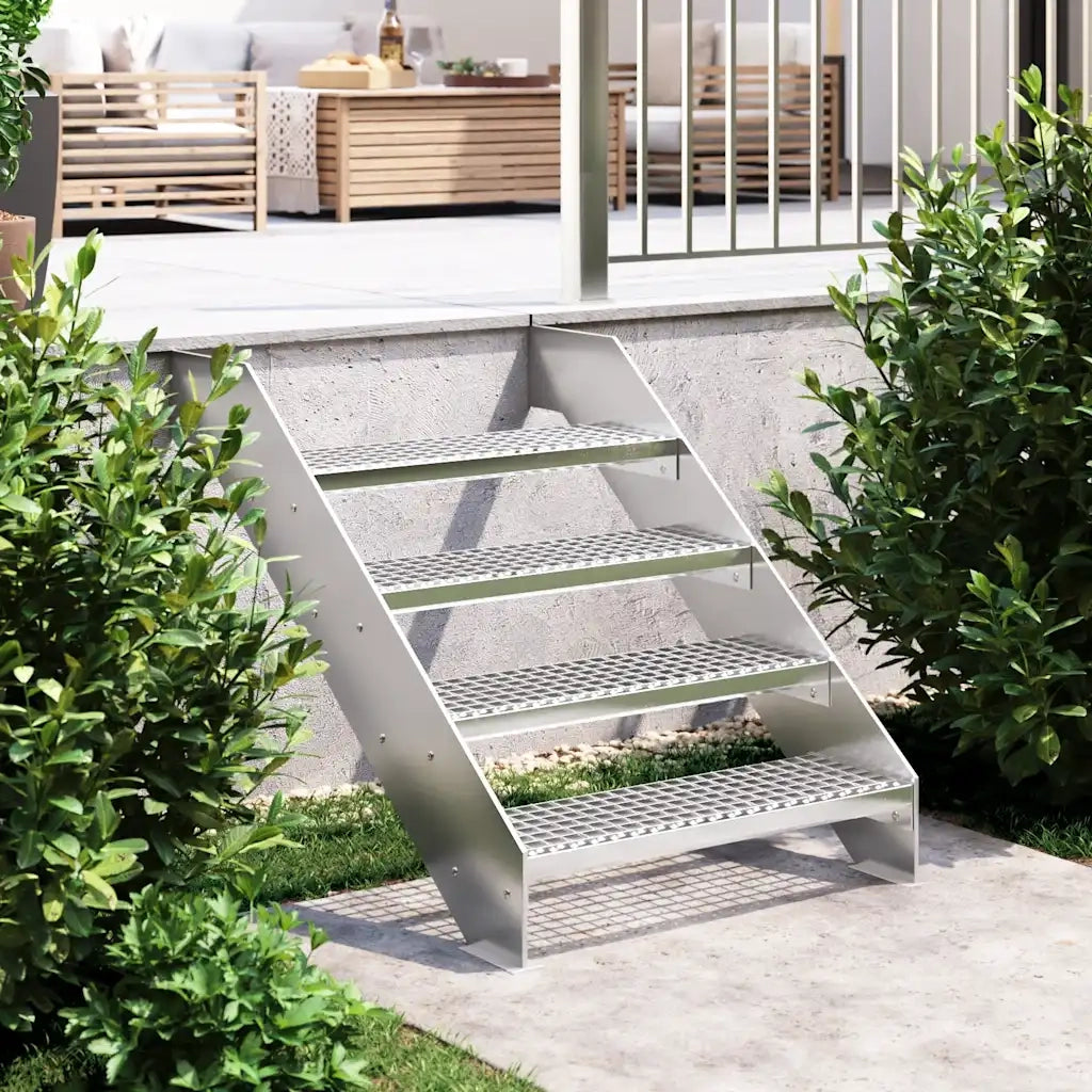 Gradino in Griglia 70x24x7 cm Acciaio Zincatocod mxl 107667