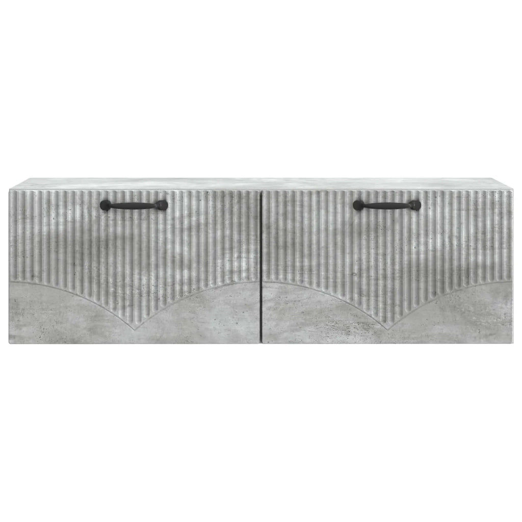 Mobile Porta TV da Muro Grigio Cemento 98 x 31 x 30 cm