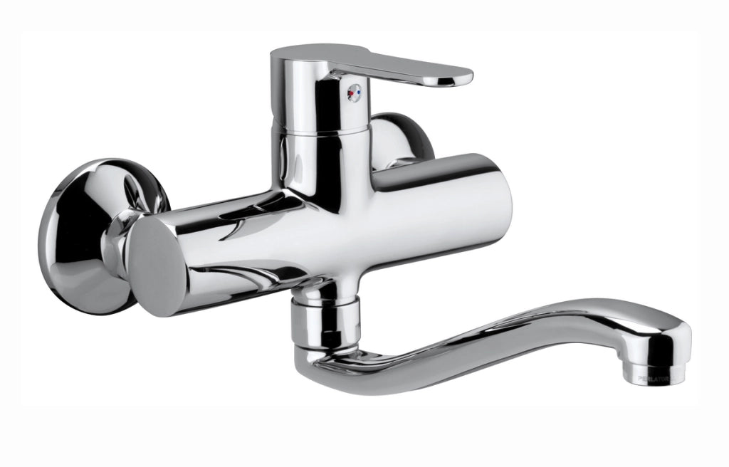 MISCELATORE MONOC. LAVELLO A MURO LINEA BLU- Cromo- PAFFO- pezzi 1