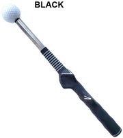 Strumento estensibile per l'allenamento del backswing, trainer per il grip portatile con feedback a click, adatto a giocatori di entrambe le mani, mannaia di riscaldamento, mazza telescopica corta per la formazione di golf indoor.
