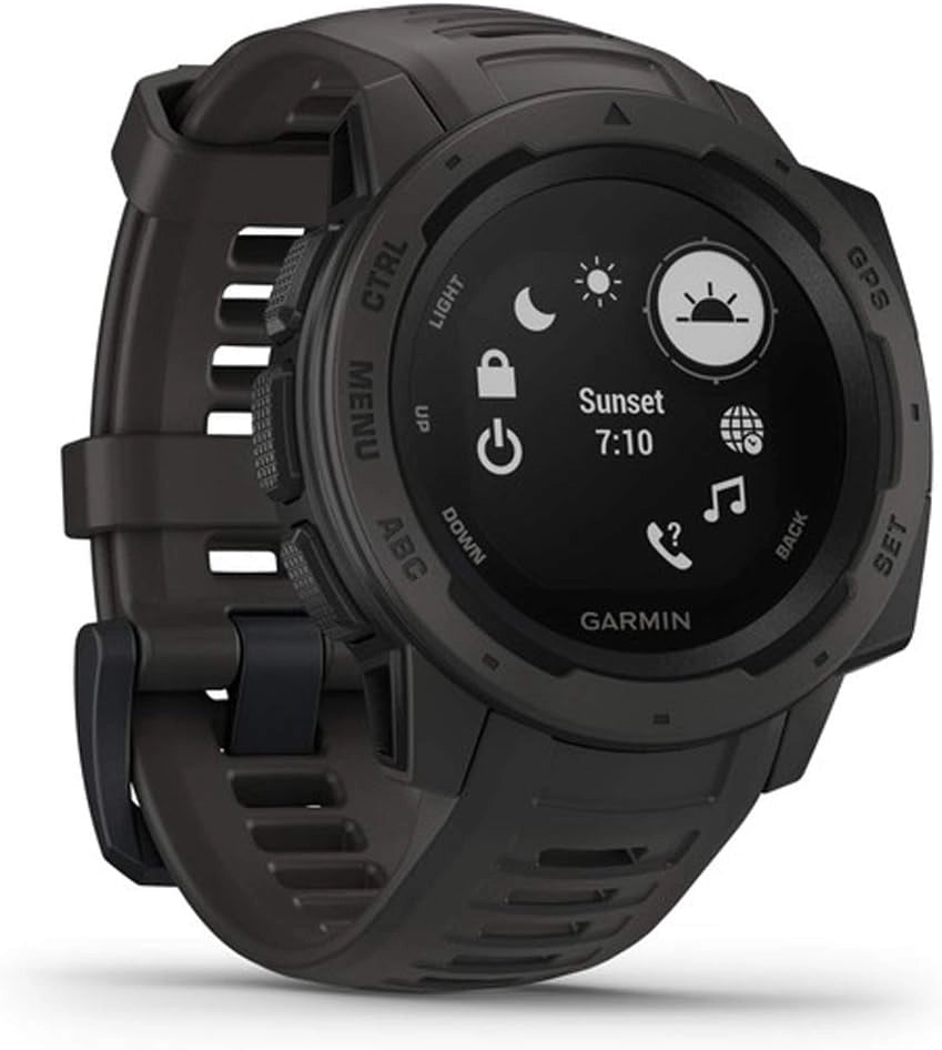Instinct Graphite Sportwatch GPS, Grigio, Regular