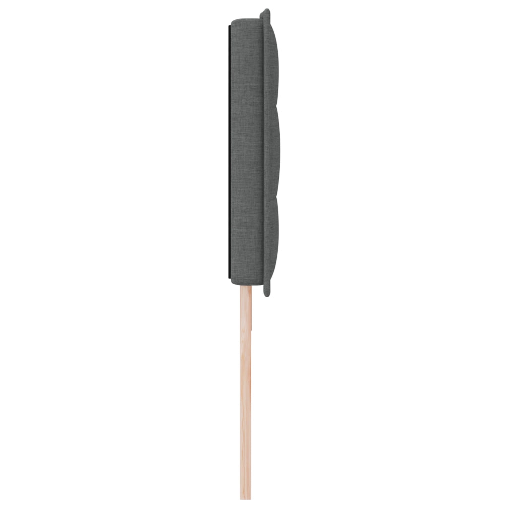 Testata a LED Design Linee Grigio Scuro 90 cm Tessuto