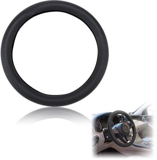 Cuscino per Volante Antiscivolo - Silicona - Protezione Universale - Per Volanti da 32 a 40 cm - Facile da Pulire - Resistente ai Colpi - Cuscino per Volante