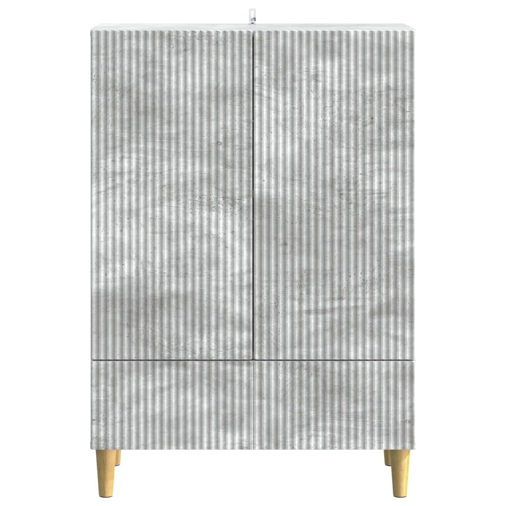 Credenza Grigio Cemento 66 x 34,5 x 95 cm Legno ingegnerizzato