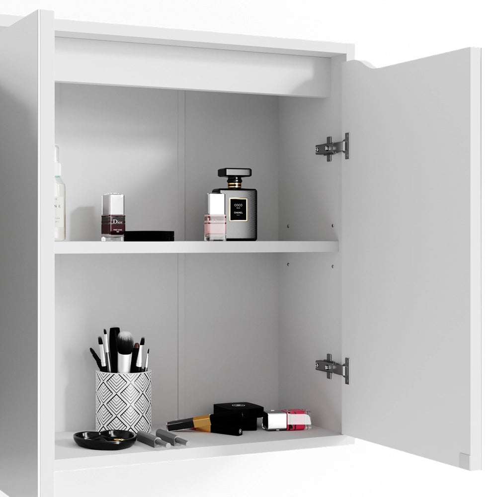 Vicco Set mobili bagno Bianco 3 parti, con colonna