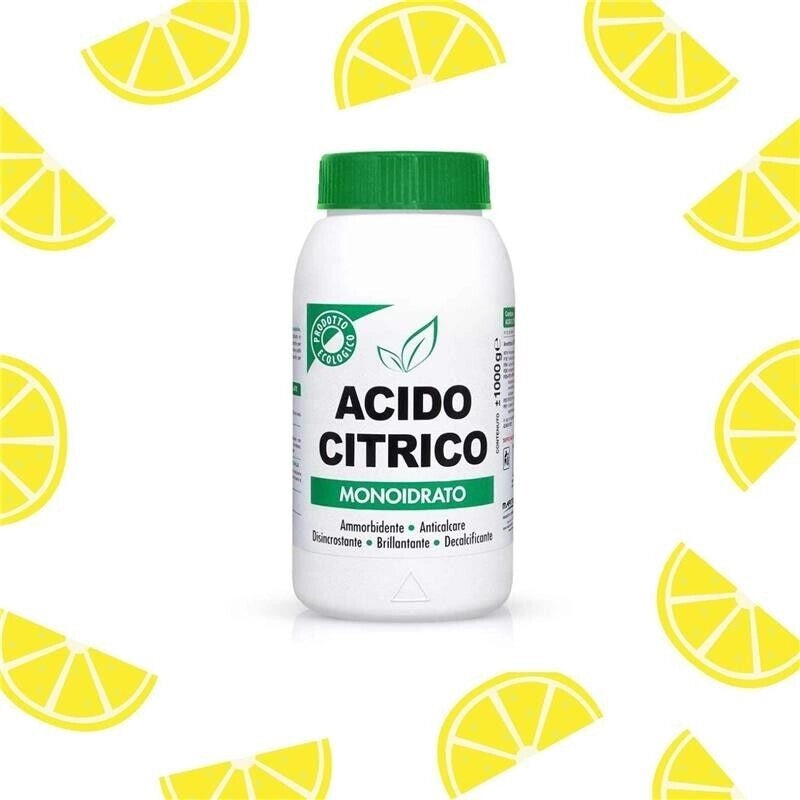 MARTEN ACIDO CITRICO SET 2 PZ X1KG MONOIDRATO MULTIFUNZONE ANTICALCARE DISINCROSTANTE E DECALCIFICANTE ECOLOGICO
