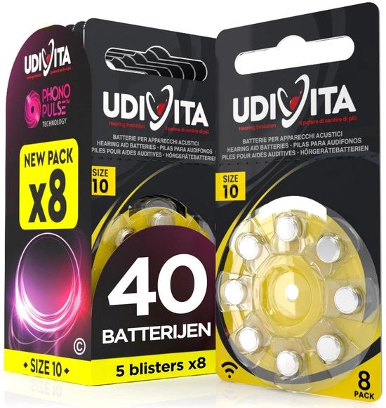 40 Batterie per Impianti di Ascolto - Formato 10 PR70