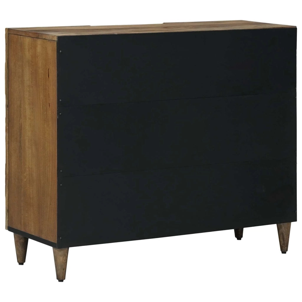Credenza Marrone 90 x 33,5 x 75 cm Legno di mango massello
