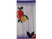 TENDA ANTI MOSCHE A PIASTRINA FRUTTA  36 strisce per 63 piastrine  cm.100x230h.    VETTE