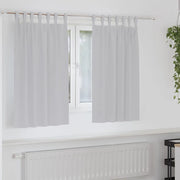Tende Blackout con Anelli 2 pcs Grigio chiaro 140 x 140 cm 4107568