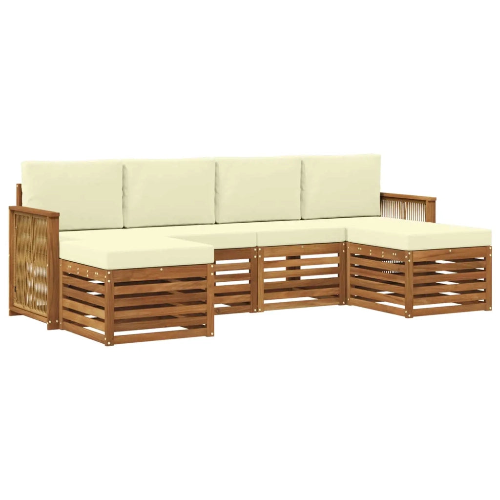 Set di divani da esterno 5 pz 3384686