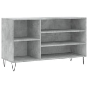 Scarpiera | Mobile per scarpe Grigio Cemento 102x36x60 cm in Legno Multistrato