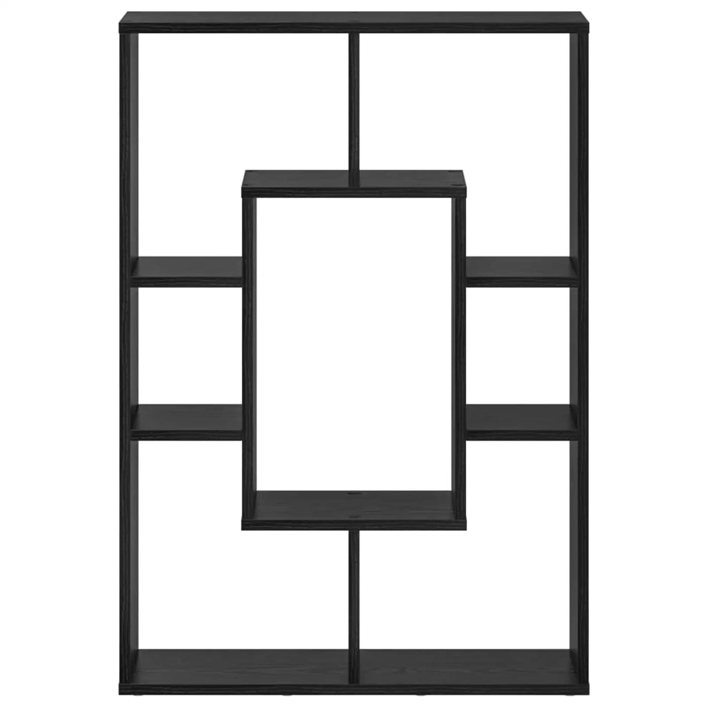 Armadio per Libri Rovere Nero 63 x 20 x 90 cm Legno multistrato