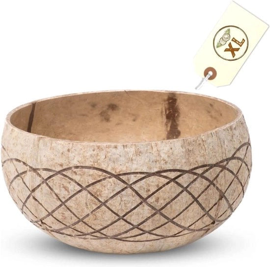 Bowl di Cocogusto Hawaii / Bowl per Smoothie / Bowl per Porridge / Ciotola naturale per cereali / Ciotola per colazione vegana e sostenibile