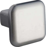 POMOLO ZAMA QUADRO 2303 METALSTYLE - CROMO OPACO MM 20X20- 10 pezzi
