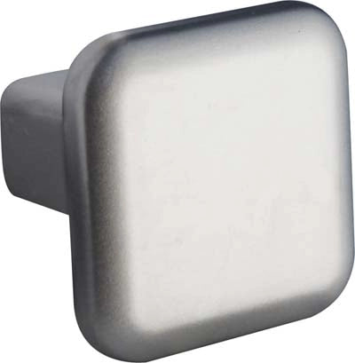 POMOLO ZAMA QUADRO 2303 METALSTYLE - CROMO OPACO MM 20X20- 10 pezzi
