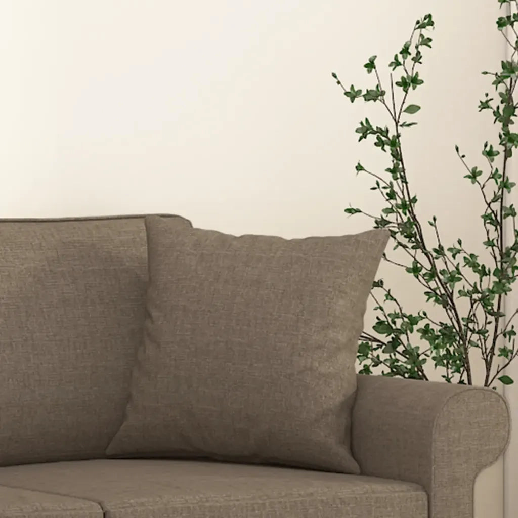 Cuscini Decorativi 2 pz Tortora 40x40 cm in Tessuto cod mxl 41506