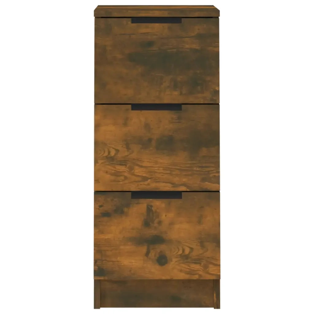 Credenza | Madia | Buffet da pranzo | Armadio da pranzo Rovere Fumo 30x30x70 cm in Legno Multistrato