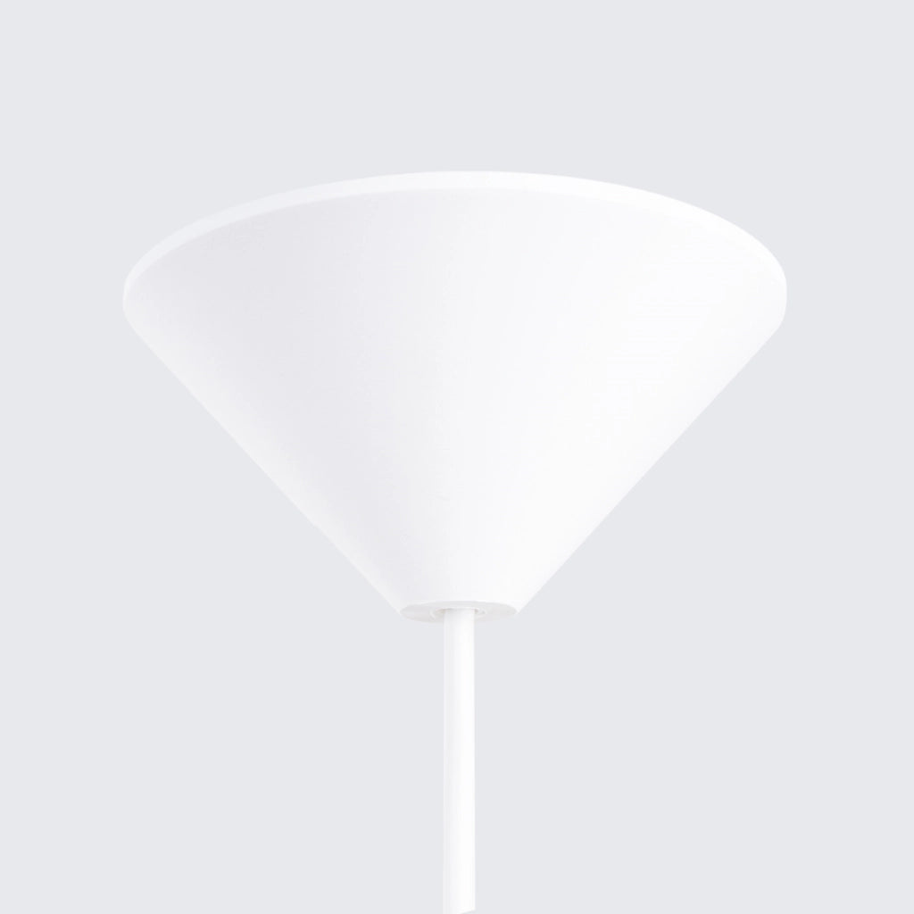 Lampada a sospensione cupola bianca Dagmar E27 Pure Lume