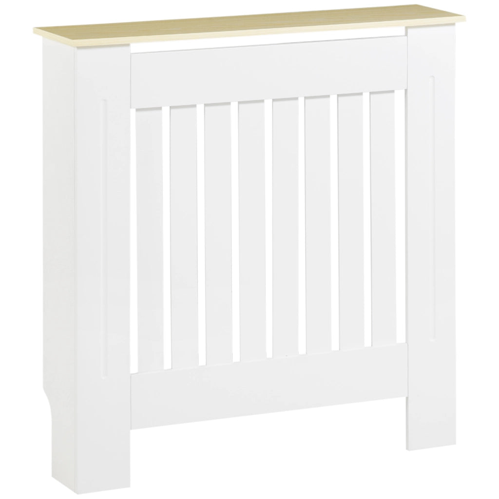 Copriradiatore in MDF per Salotto ¨C Minimal ¨C 78x19x83 cm Bianco