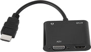 Adattatore HDMI a VGA con connessione audio 35 mm per Laptop e Desktop.