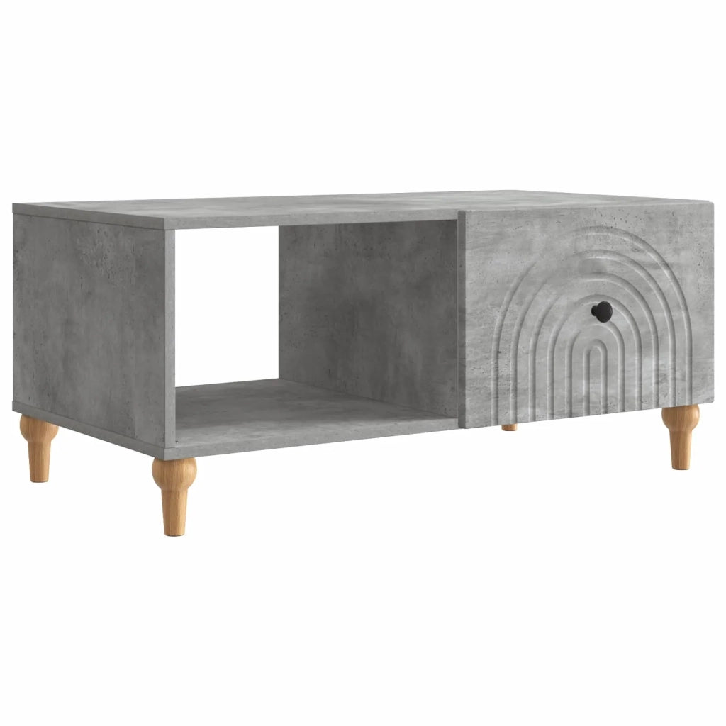 Tavolino da salotto Grigio Cemento 90 x 50 x 40 cm