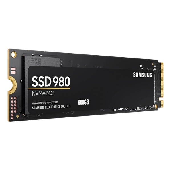 Hard disk SSD Samsung SSD 980 NVMe M.2 - 500 Gb - Slot M.2 - Stato Solido - Lettura 3.100 MB/S, Scrittura 2.600 MB/S