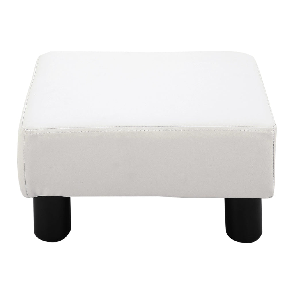 Pouf in similpelle ¨C zephmum ¨C 38x38x41 cm bianco
